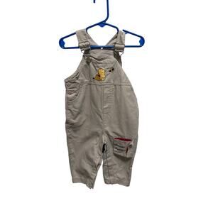Vintage 2001 Spot the Dog with Bee Overalls Khaki Embroidered Size 12 Months